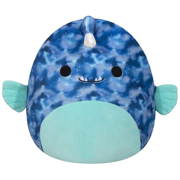 NWT Squishmallow DEEZO Blue Tie-Dye Anglerfish - 18 Inch - RARE HTF - Picture 1 of 6